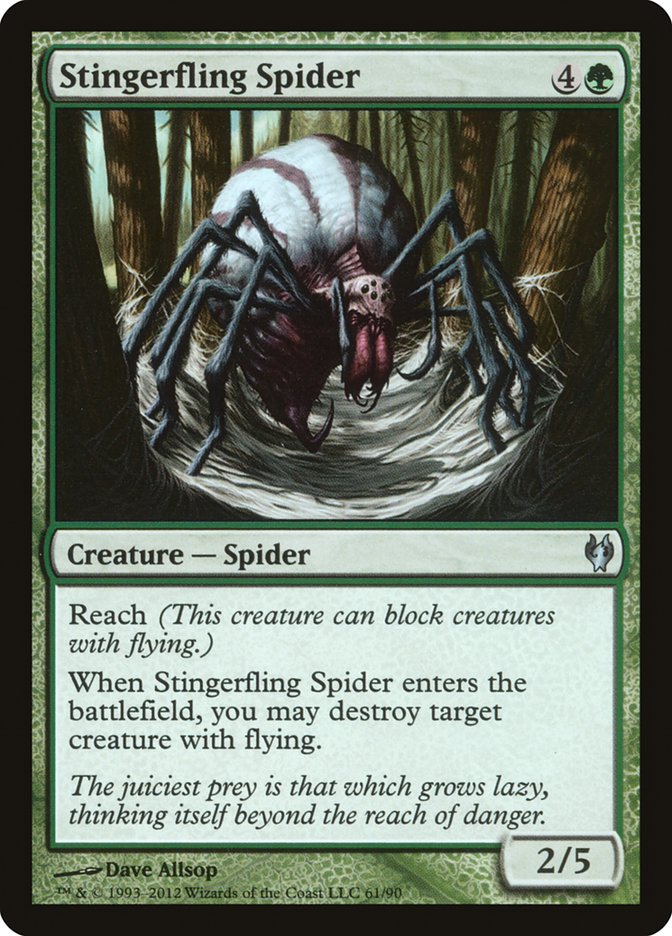 Stingerfling Spider [Duel Decks: Izzet vs. Golgari] | Gear Gaming Fayetteville