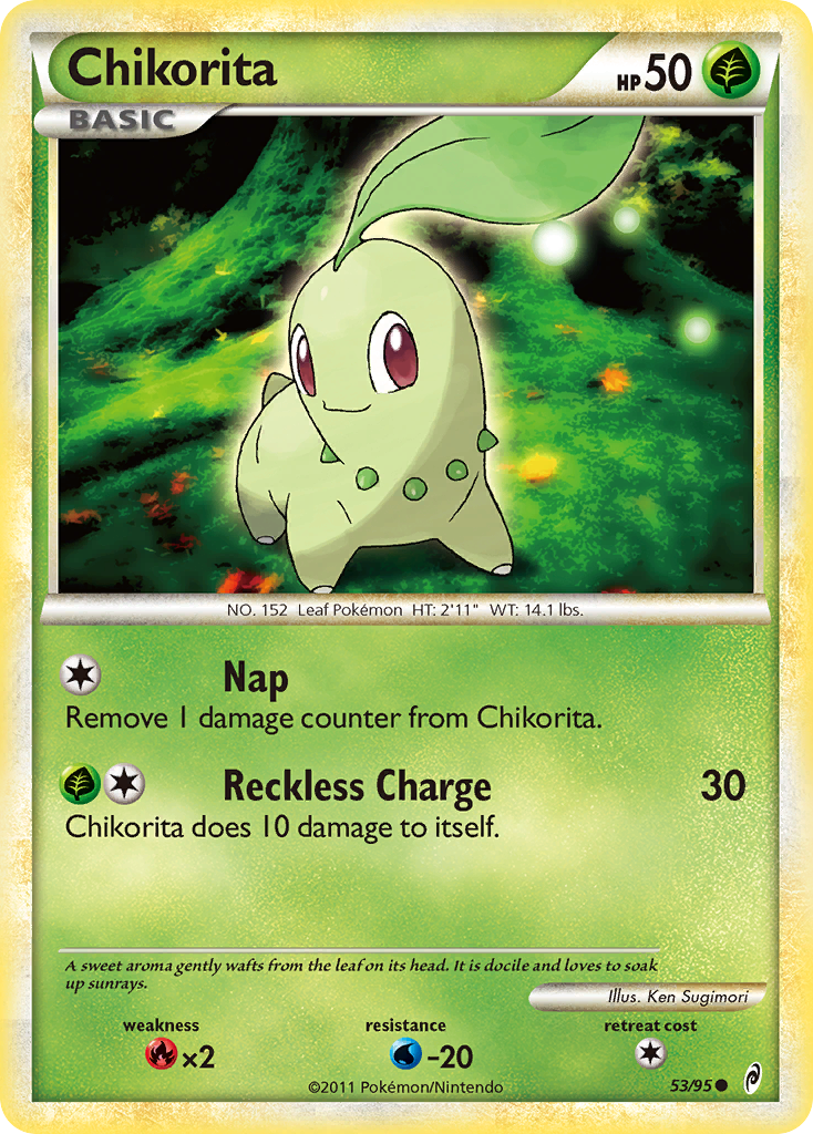 Chikorita (53/95) [HeartGold & SoulSilver: Call of Legends] | Gear Gaming Fayetteville