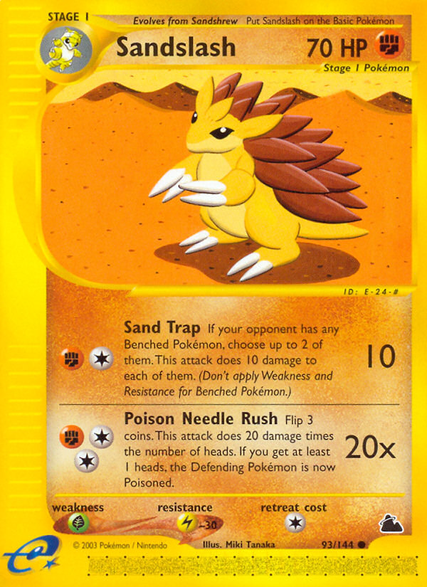 Sandslash (93/144) [Skyridge] | Gear Gaming Fayetteville