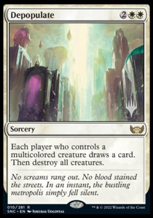 Depopulate (Promo Pack) [Streets of New Capenna Promos] | Gear Gaming Fayetteville