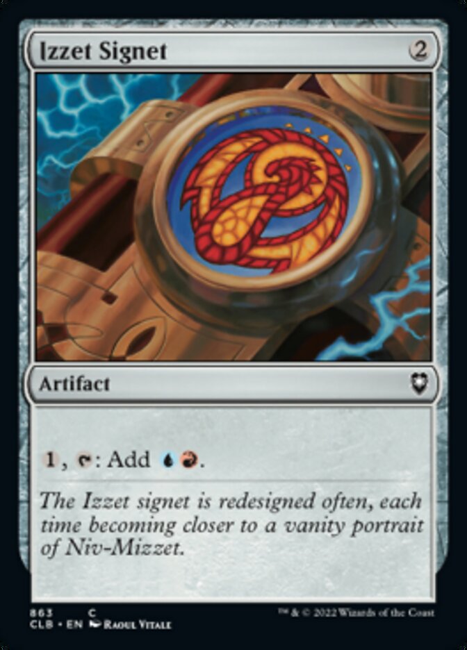 Izzet Signet [Commander Legends: Battle for Baldur's Gate] | Gear Gaming Fayetteville