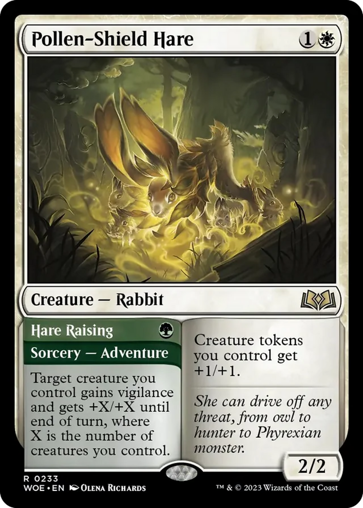 Pollen-Shield Hare // Hare Raising [Wilds of Eldraine] | Gear Gaming Fayetteville