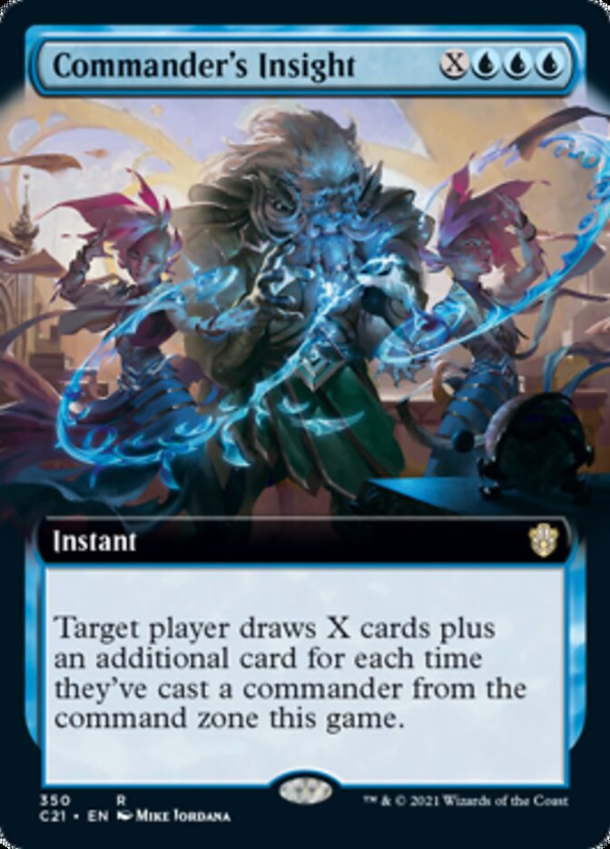 Commander's Insight (Extended Art) [Commander 2021] | Gear Gaming Fayetteville