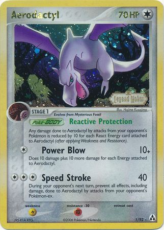 Aerodactyl (1/92) (Stamped) [EX: Legend Maker] | Gear Gaming Fayetteville