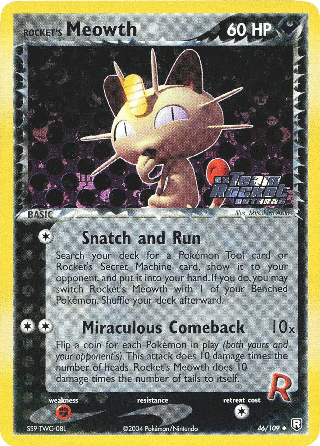 Rocket's Meowth (46/109) (Stamped) [EX: Team Rocket Returns] | Gear Gaming Fayetteville