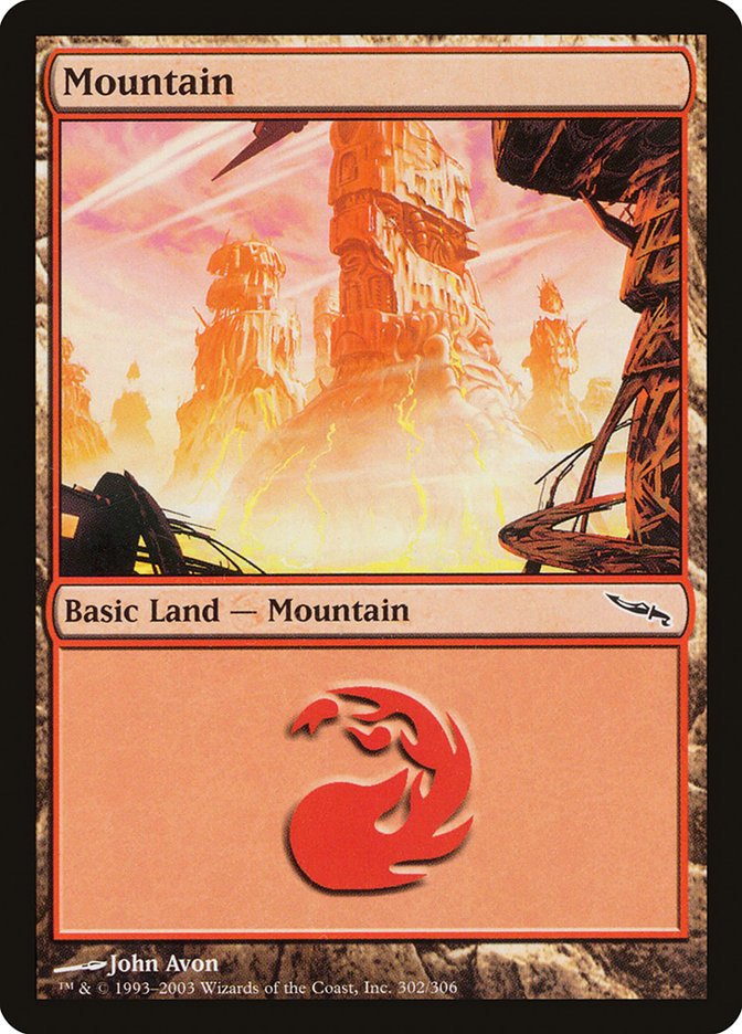 Mountain (302) [Mirrodin] | Gear Gaming Fayetteville