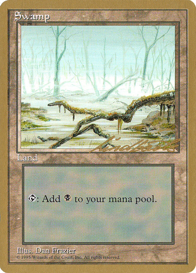 Swamp (ll372) (Leon Lindback) [Pro Tour Collector Set] | Gear Gaming Fayetteville