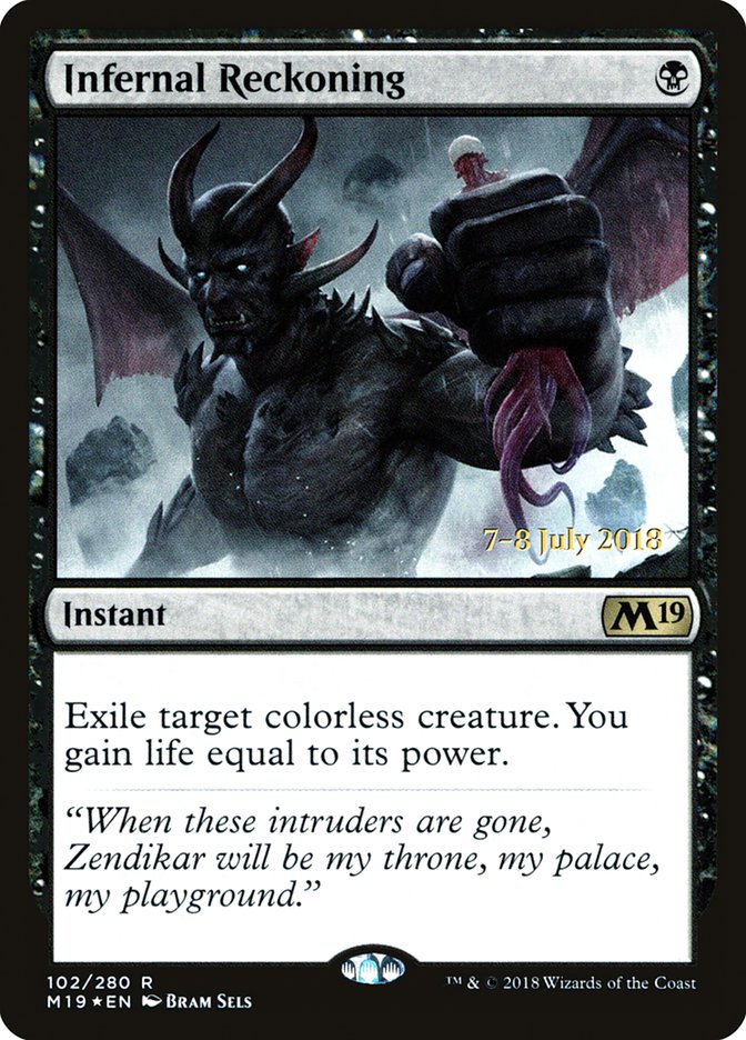 Infernal Reckoning [Core Set 2019 Prerelease Promos] | Gear Gaming Fayetteville