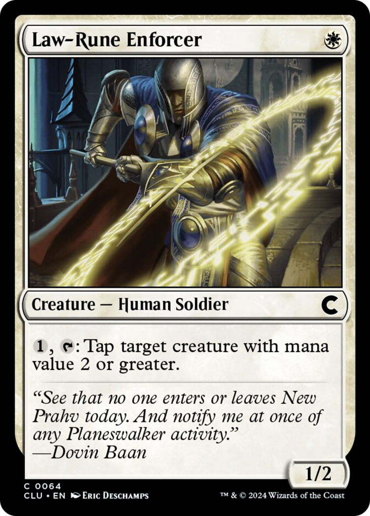 Law-Rune Enforcer [Ravnica: Clue Edition] | Gear Gaming Fayetteville