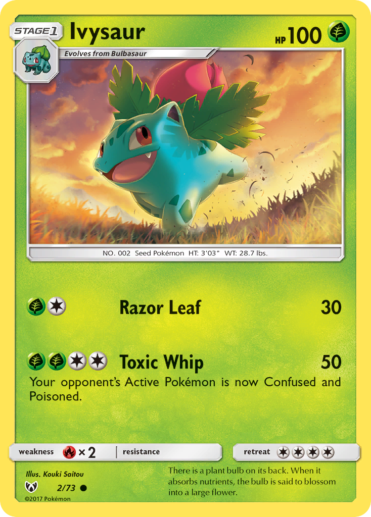 Ivysaur (2/73) [Sun & Moon: Shining Legends] | Gear Gaming Fayetteville