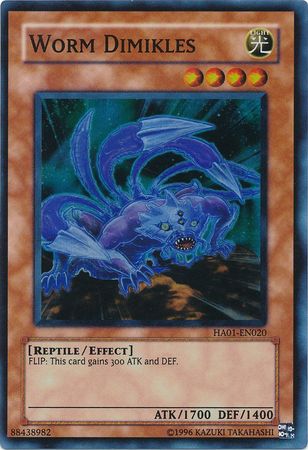 Worm Dimikles [HA01-EN020] Super Rare | Gear Gaming Fayetteville