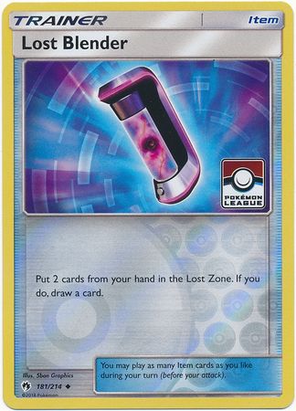 Lost Blender (181/214) (League Promo) [Sun & Moon: Lost Thunder] | Gear Gaming Fayetteville