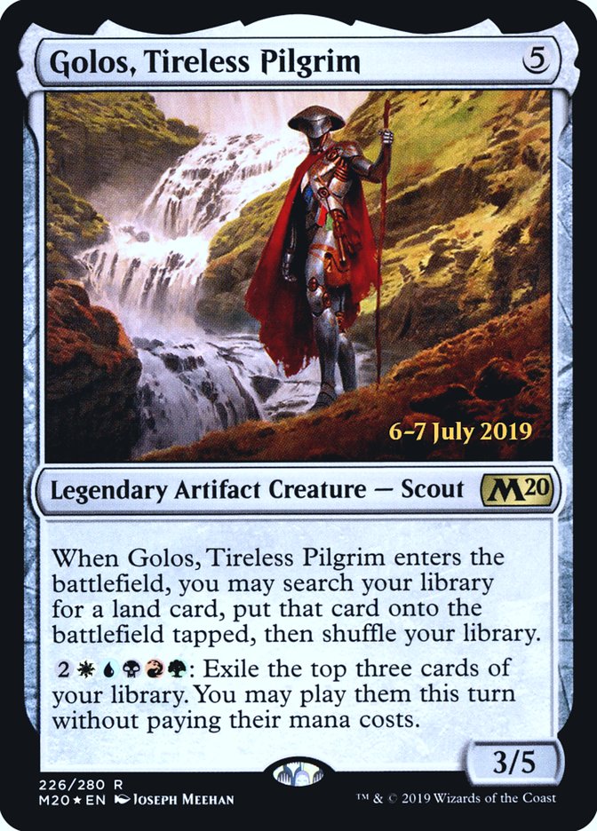 Golos, Tireless Pilgrim [Core Set 2020 Prerelease Promos] | Gear Gaming Fayetteville