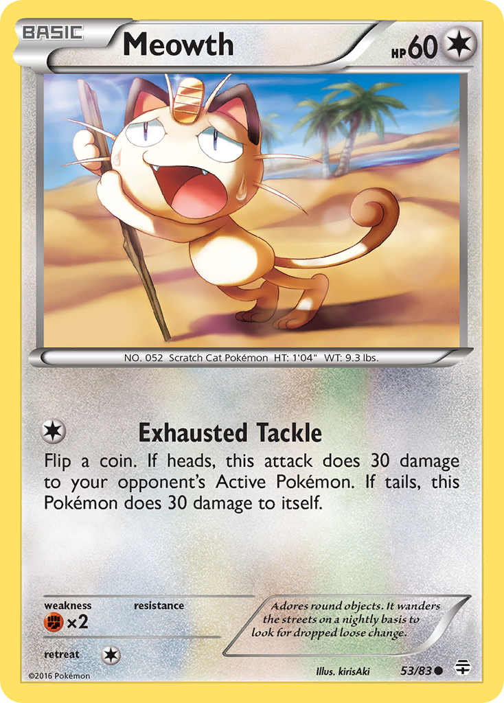 Meowth (53/83) [XY: Generations] | Gear Gaming Fayetteville