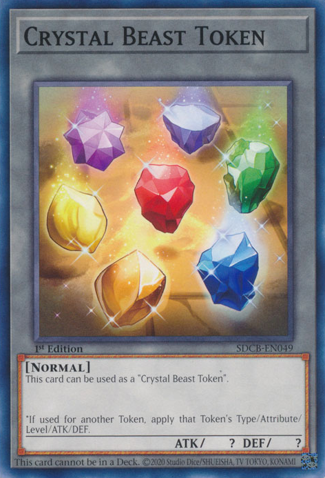 Crystal Beast Token [SDCB-EN049] Common | Gear Gaming Fayetteville