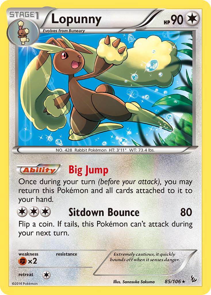 Lopunny (85/106) [XY: Flashfire] | Gear Gaming Fayetteville