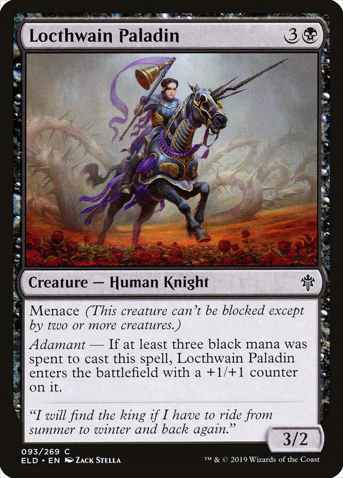 Locthwain Paladin [Throne of Eldraine] | Gear Gaming Fayetteville