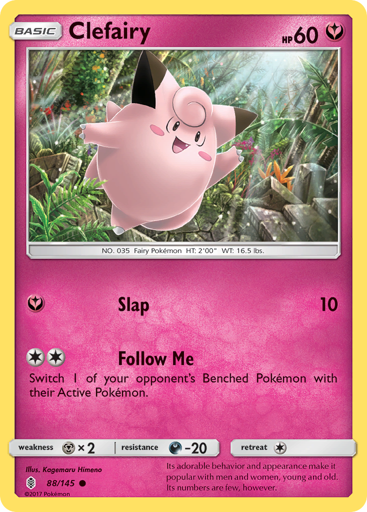 Clefairy (88/145) [Sun & Moon: Guardians Rising] | Gear Gaming Fayetteville