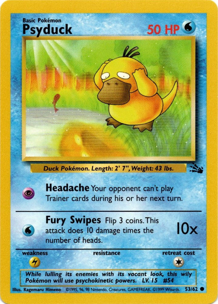 Psyduck (53/62) [Fossil Unlimited] | Gear Gaming Fayetteville