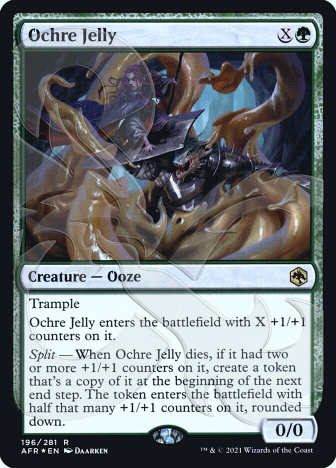Ochre Jelly (Ampersand Promo) [Dungeons & Dragons: Adventures in the Forgotten Realms Promos] | Gear Gaming Fayetteville