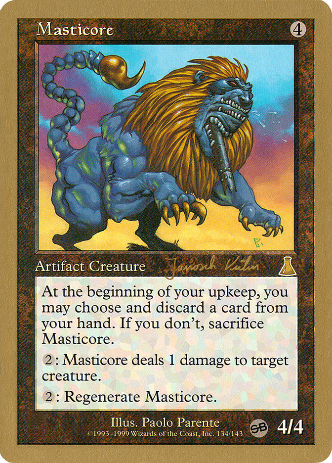 Masticore (Janosch Kuhn) (SB) [World Championship Decks 2000] | Gear Gaming Fayetteville