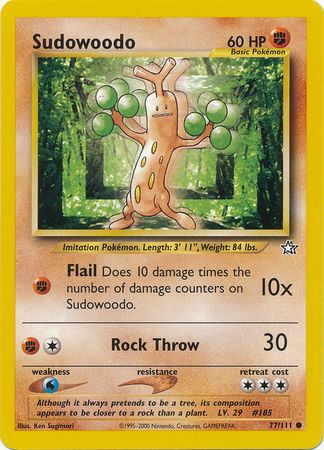 Sudowoodo (77/111) [Neo Genesis Unlimited] | Gear Gaming Fayetteville