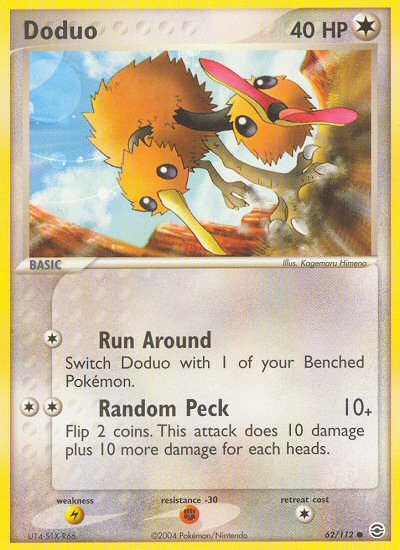 Doduo (62/112) [EX: FireRed & LeafGreen] | Gear Gaming Fayetteville