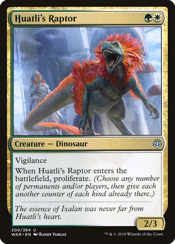 Huatli's Raptor [War of the Spark] | Gear Gaming Fayetteville