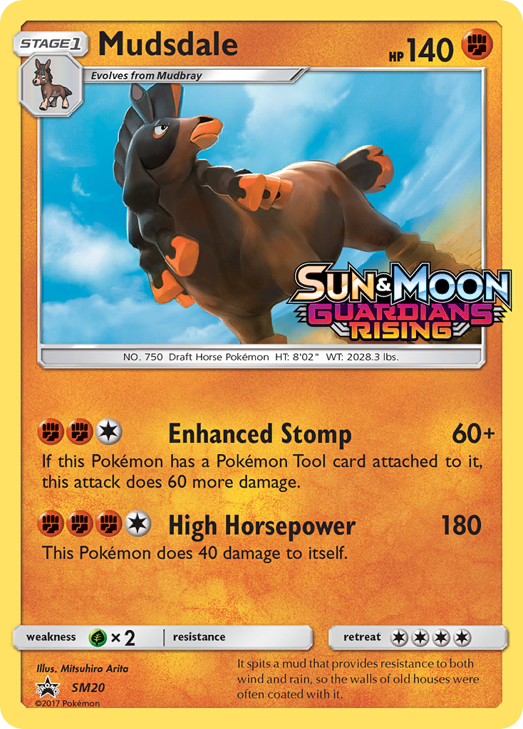 Mudsdale (SM20) [Sun & Moon: Black Star Promos] | Gear Gaming Fayetteville