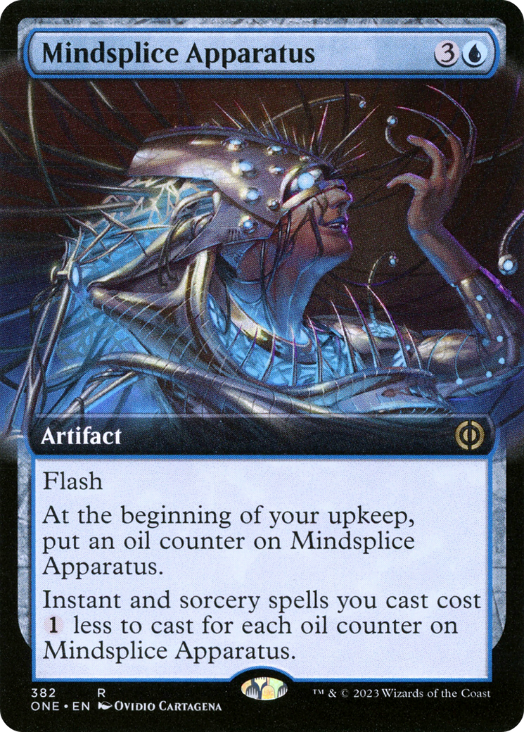 Mindsplice Apparatus (Extended Art) [Phyrexia: All Will Be One] | Gear Gaming Fayetteville