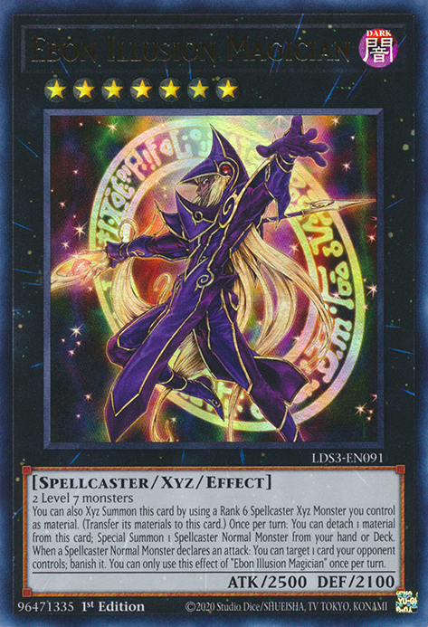 Ebon Illusion Magician [LDS3-EN091] Ultra Rare | Gear Gaming Fayetteville