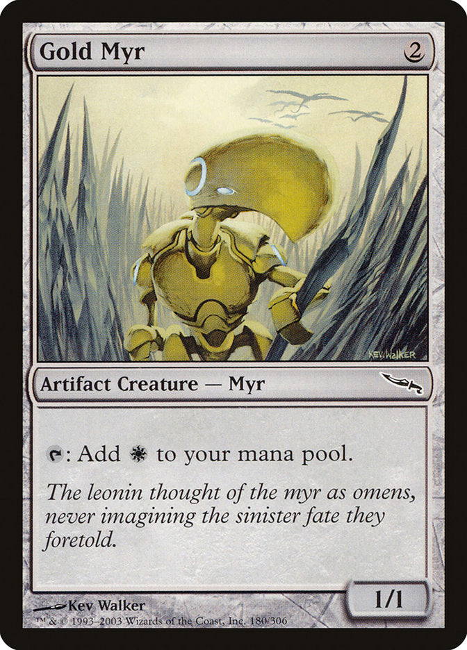 Gold Myr [Mirrodin] | Gear Gaming Fayetteville