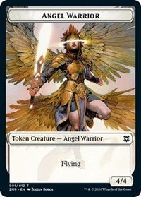 Angel Warrior // Hydra Double-Sided Token [Zendikar Rising Tokens] | Gear Gaming Fayetteville