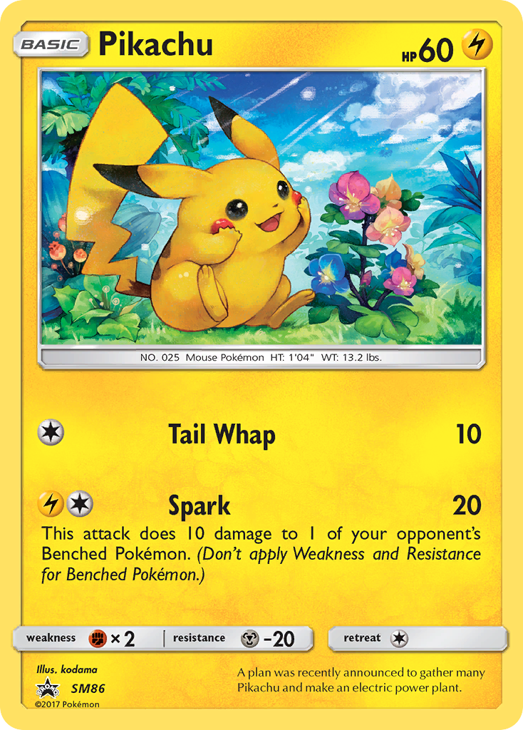 Pikachu (SM86) [Sun & Moon: Black Star Promos] | Gear Gaming Fayetteville