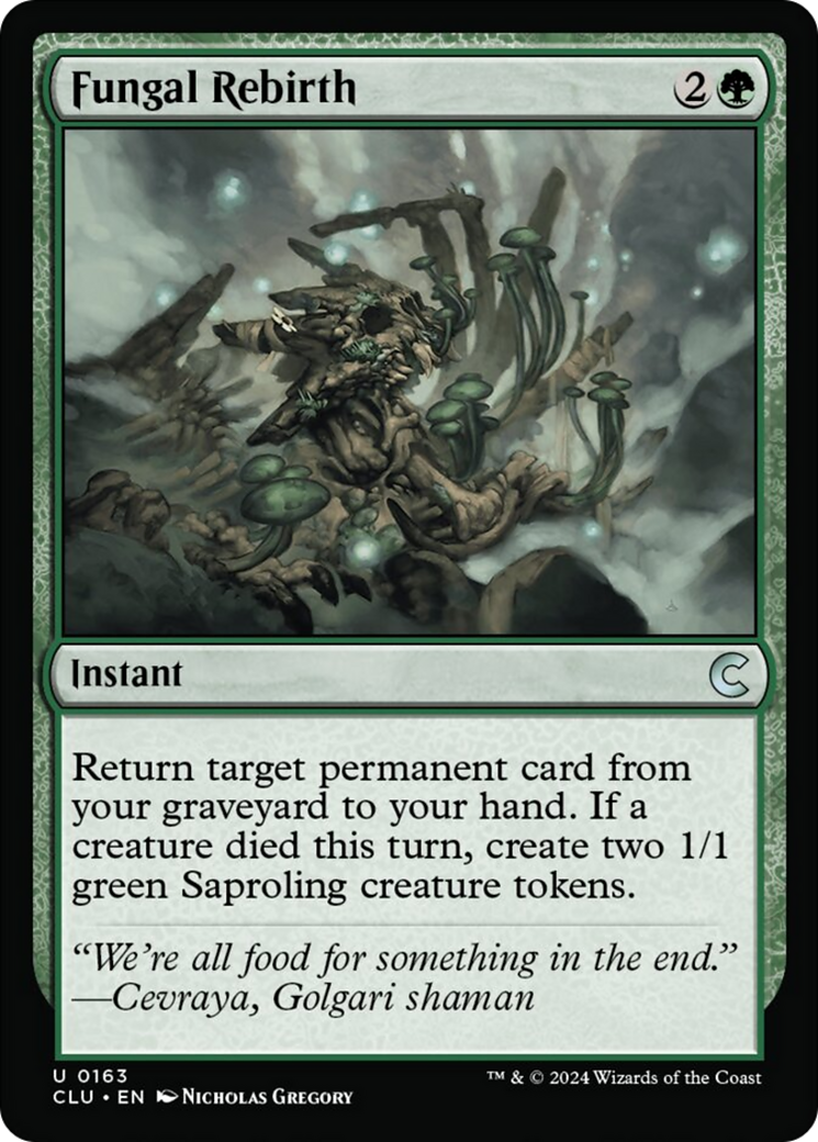 Fungal Rebirth [Ravnica: Clue Edition] | Gear Gaming Fayetteville