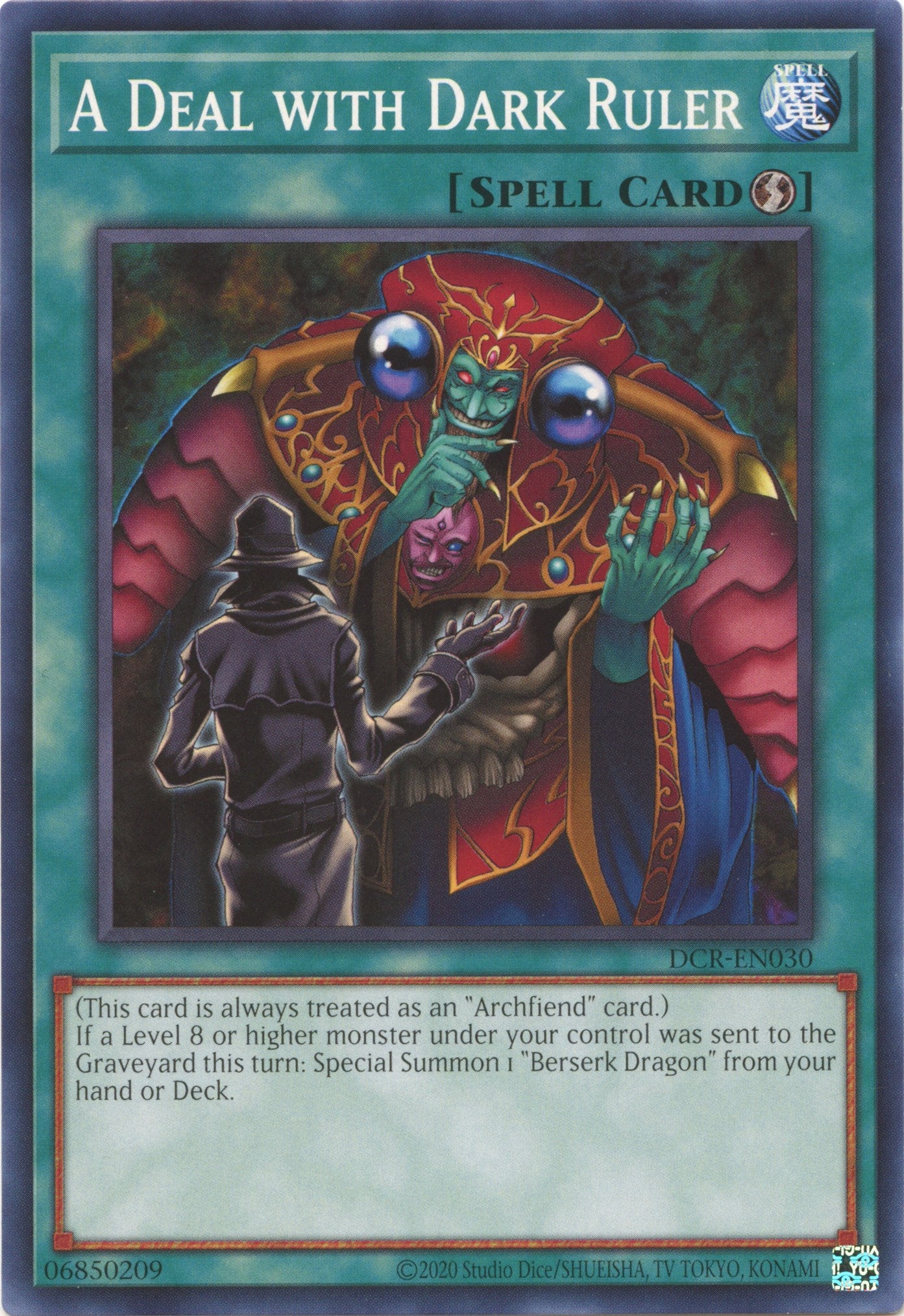 A Deal with Dark Ruler (25th Anniversary) [DCR-EN030] Common | Gear Gaming Fayetteville