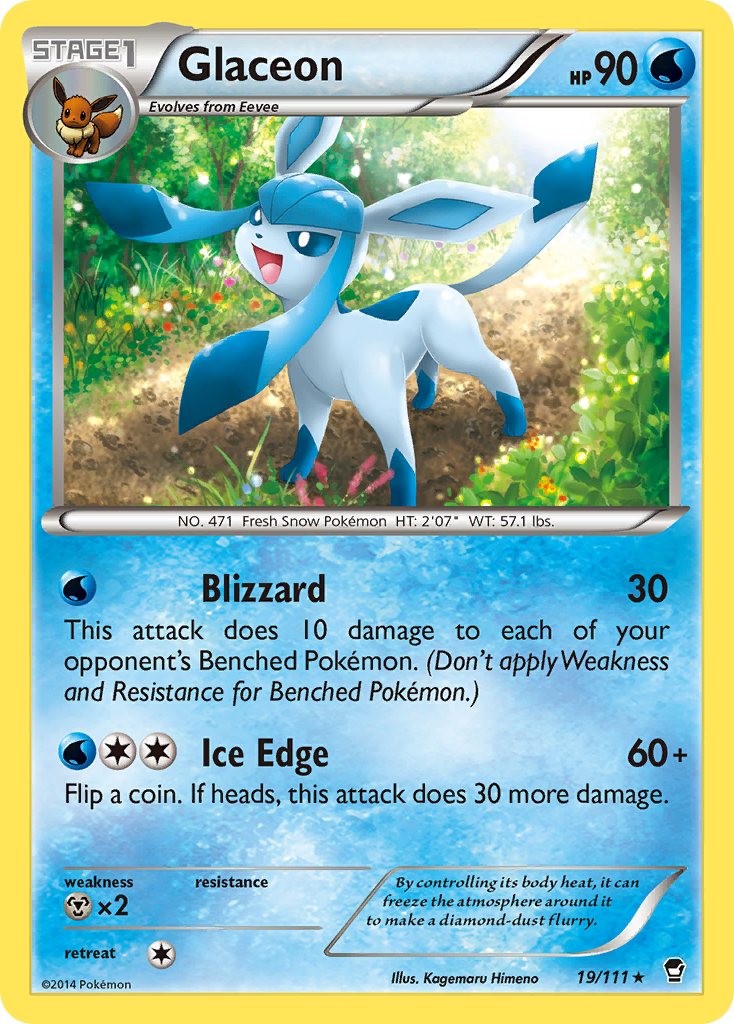 Glaceon (19/111) [XY: Furious Fists] | Gear Gaming Fayetteville