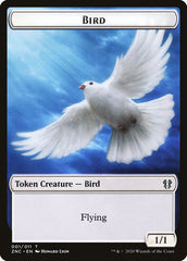 Bird // Kor Ally Double-Sided Token [Zendikar Rising Commander Tokens] | Gear Gaming Fayetteville