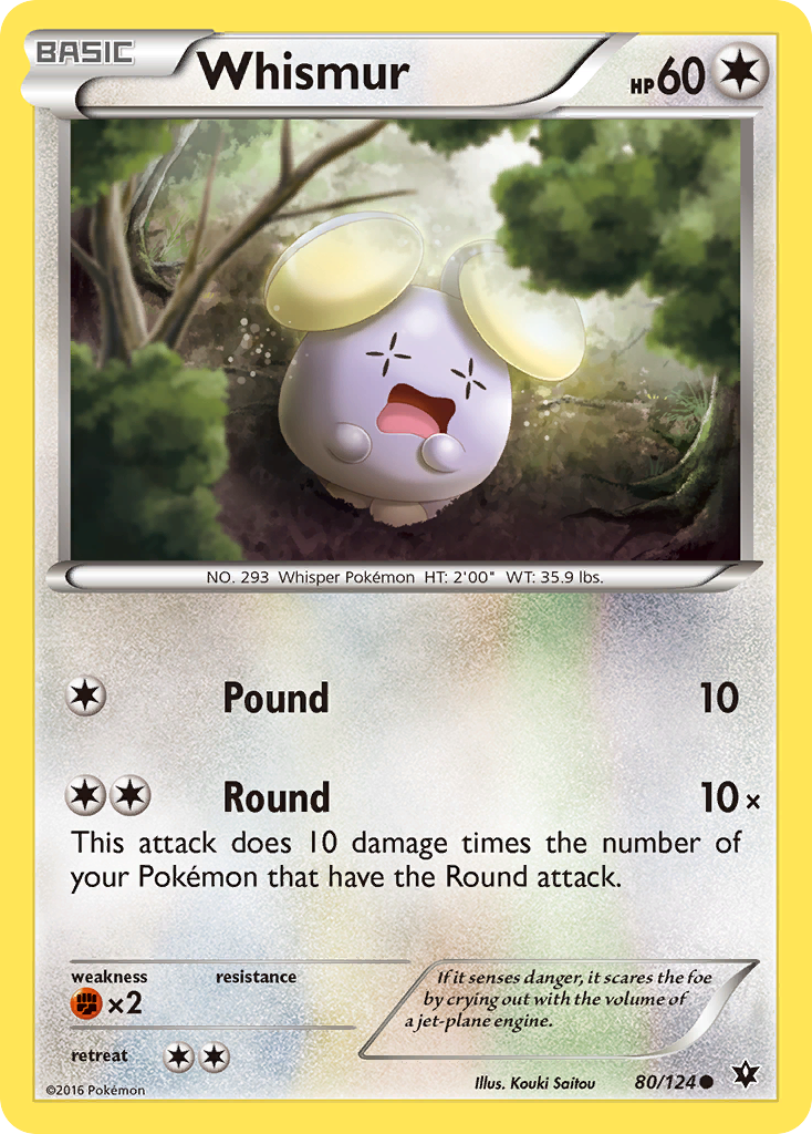 Whismur (80/124) [XY: Fates Collide] | Gear Gaming Fayetteville