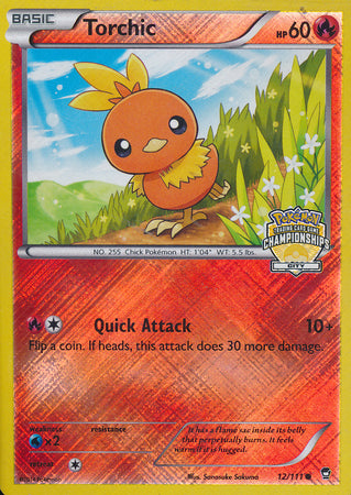 Torchic (12/111) (City Championship Promo) [XY: Furious Fists] | Gear Gaming Fayetteville