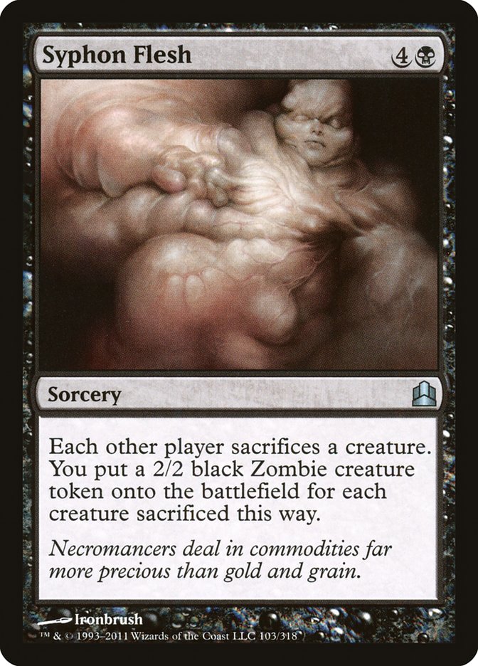 Syphon Flesh [Commander 2011] | Gear Gaming Fayetteville