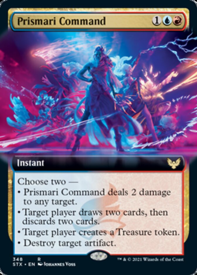 Prismari Command (Extended Art) [Strixhaven: School of Mages] | Gear Gaming Fayetteville