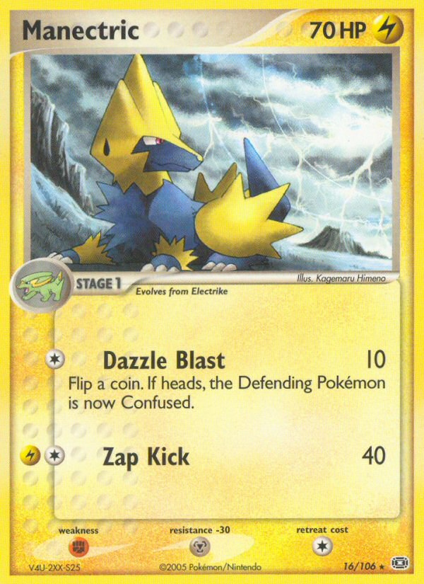 Manectric (16/106) [EX: Emerald] | Gear Gaming Fayetteville