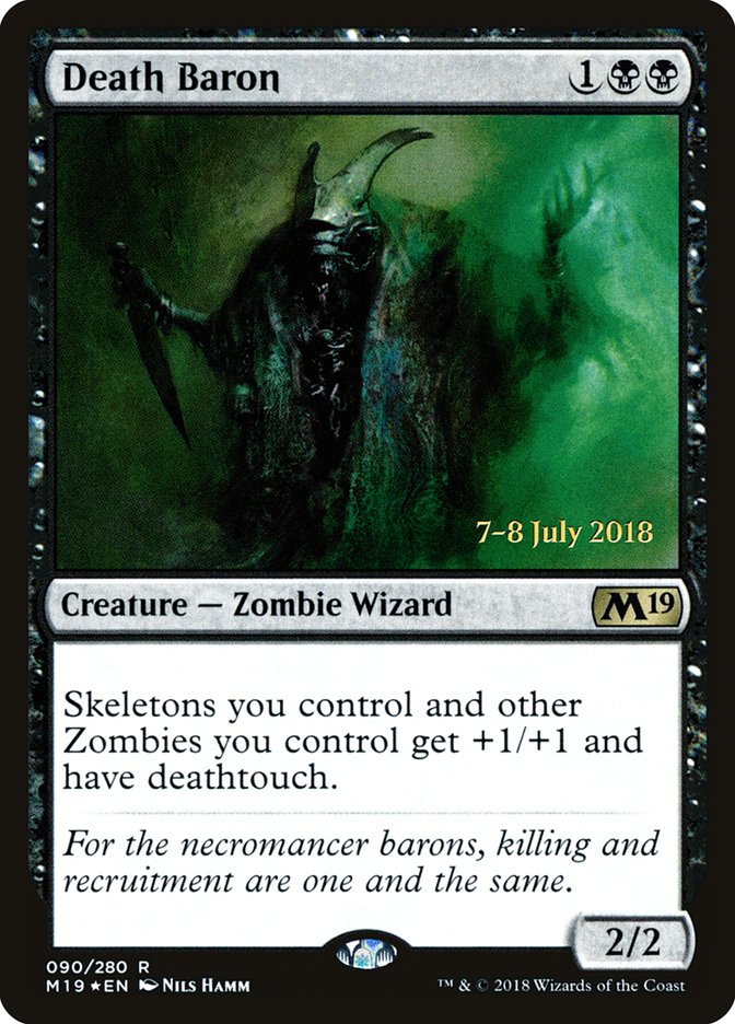 Death Baron [Core Set 2019 Prerelease Promos] | Gear Gaming Fayetteville