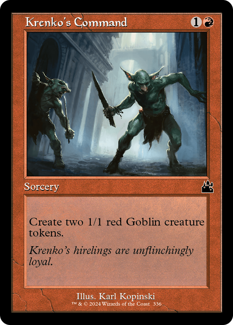 Krenko's Command (Retro Frame) [Ravnica Remastered] | Gear Gaming Fayetteville