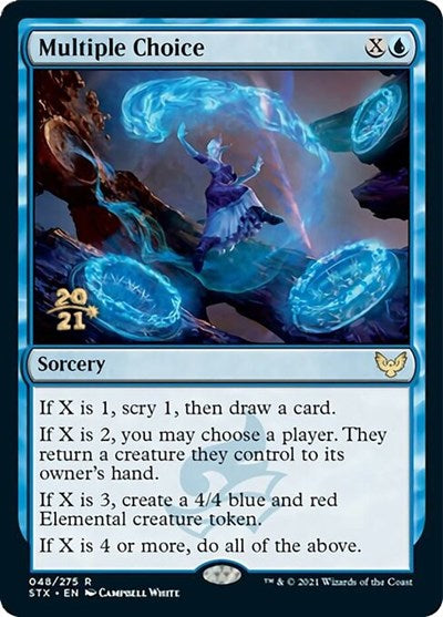 Multiple Choice [Strixhaven: School of Mages Prerelease Promos] | Gear Gaming Fayetteville