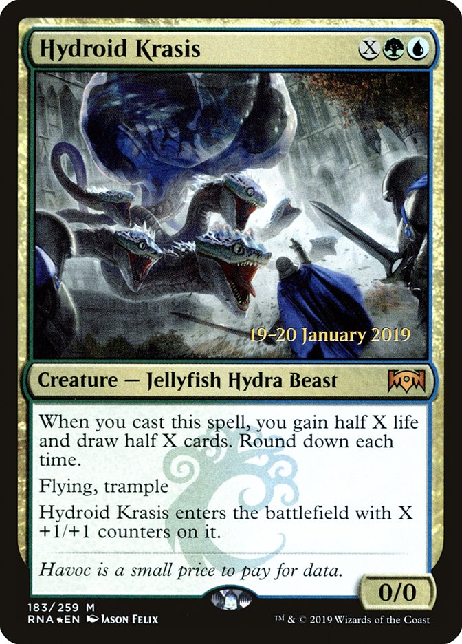 Hydroid Krasis [Ravnica Allegiance Prerelease Promos] | Gear Gaming Fayetteville