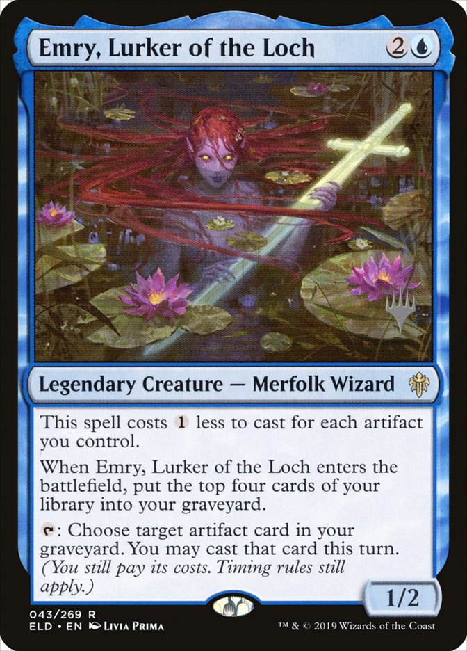 Emry, Lurker of the Loch (Promo Pack) [Throne of Eldraine Promos] | Gear Gaming Fayetteville