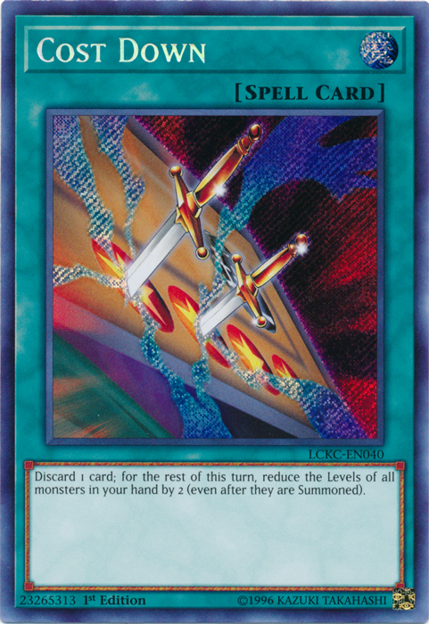 Cost Down [LCKC-EN040] Secret Rare | Gear Gaming Fayetteville