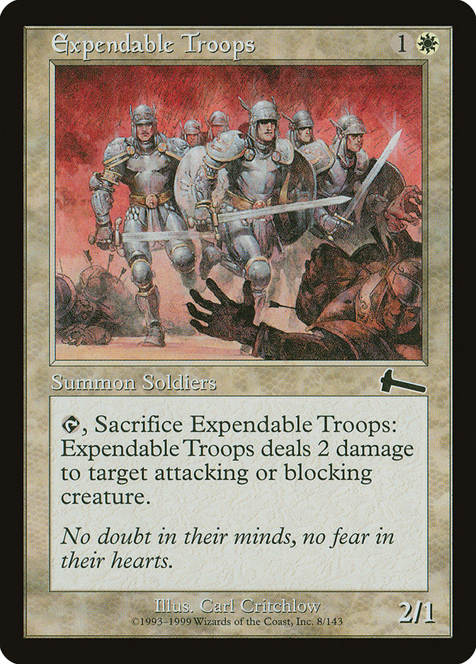 Expendable Troops [Urza's Legacy] | Gear Gaming Fayetteville